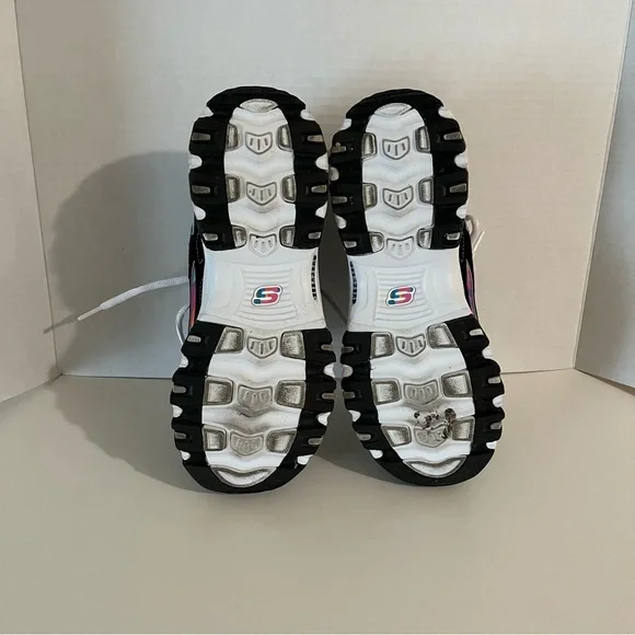 Skechers D'Lites Multicolor Sneakers women’s size 7.5 memory foam - Picture 3 of 6